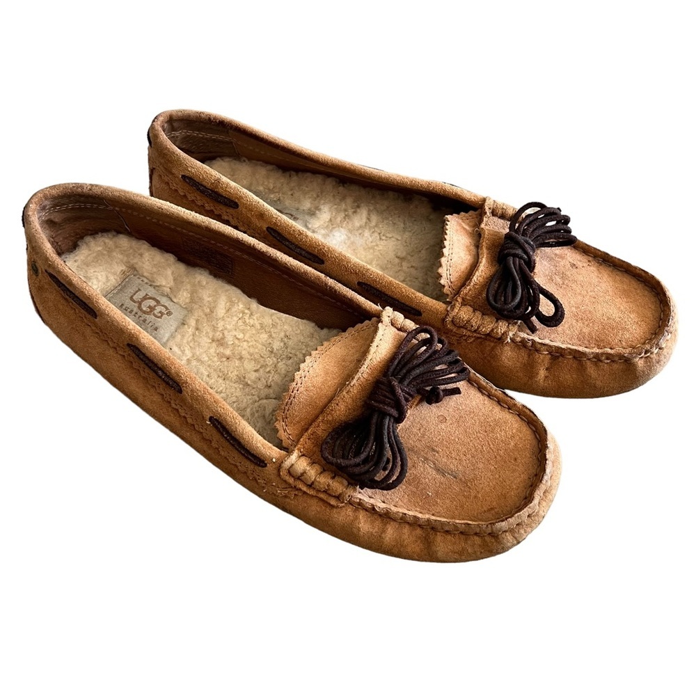 Ugg Womens Sheepskin Slippers Size 9